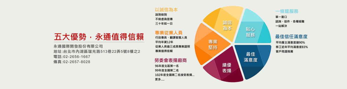 連續九年勞委會評鑑優良